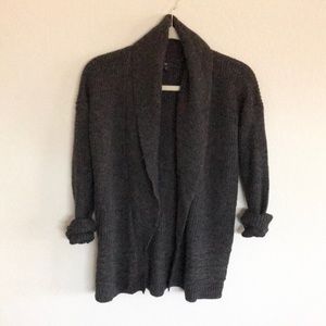 Gap Charcoal Knit Cardigan